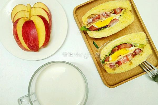 西红柿三明治的做法图解11