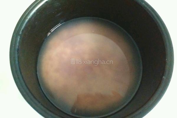 粘高粱米红豆粥的做法图解4
