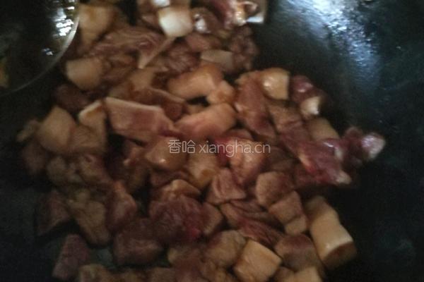 红烧肉炖土豆的做法图解6