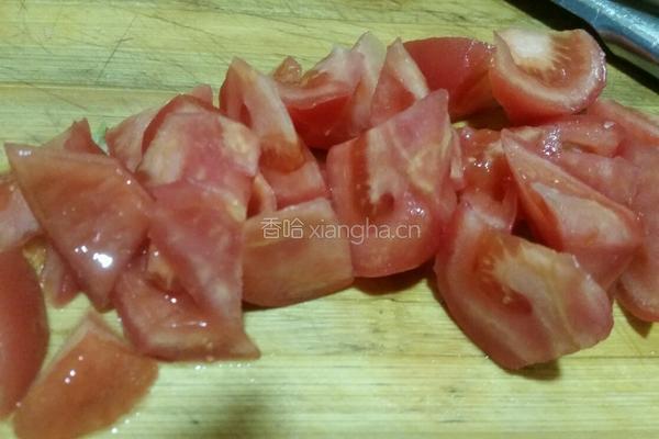 西红柿炒菜花的做法图解2