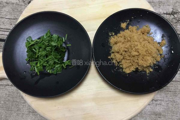 肉松拌豆腐的做法图解4