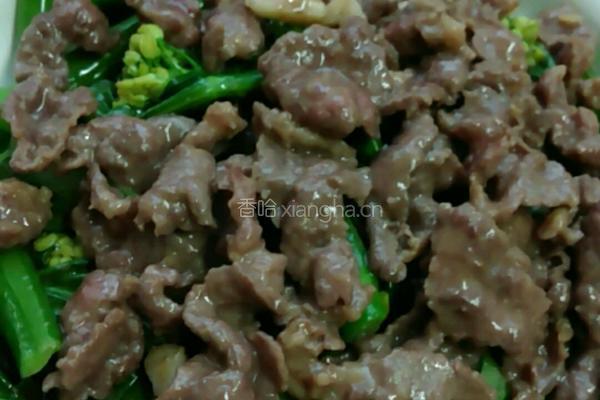 芥兰炒牛肉的做法图解10