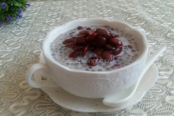 椰奶红豆西米露