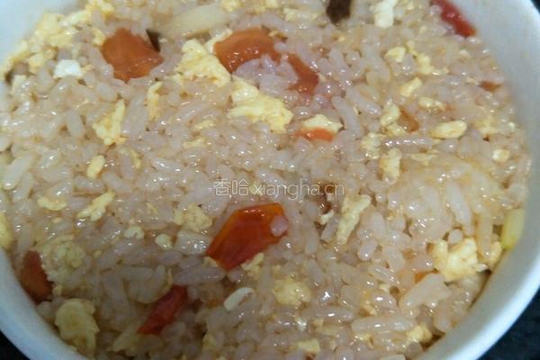 香菇蛋炒饭的做法图解12