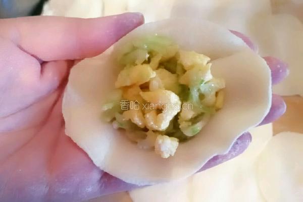 黄瓜鸡蛋素馅饺子的做法图解19