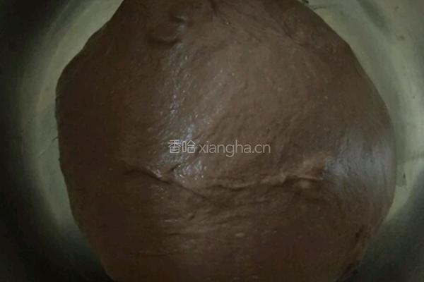 巧克力黑眼豆豆软面包的做法图解2