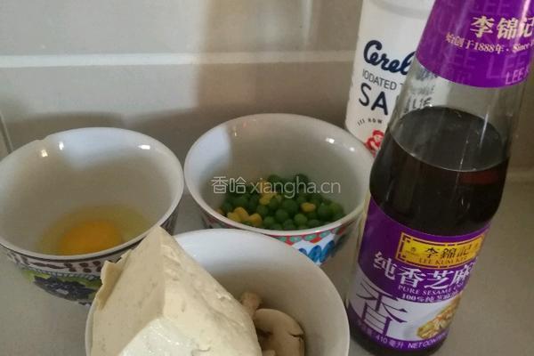 口蘑豆腐羹的做法图解1