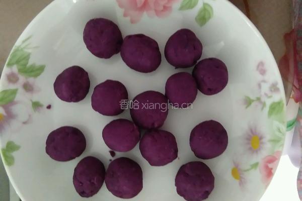 紫薯糯米糍的做法图解6