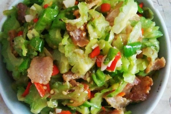 苦瓜肉片的做法图解5