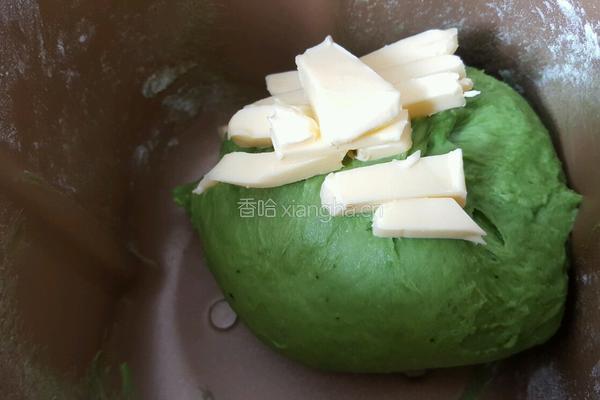 抹茶蜜豆吐司(五十铃)的做法图解3