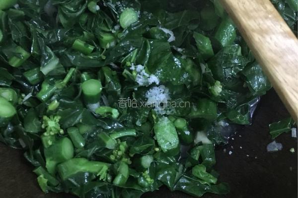 芥蓝菜炒饭的做法图解8