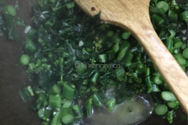 芥蓝菜炒饭的做法图解9