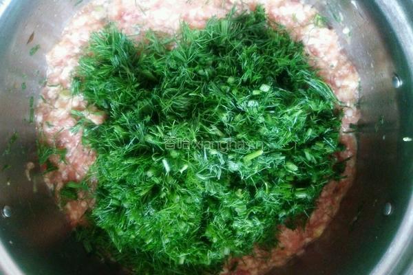 茴香馅饺子的做法图解3