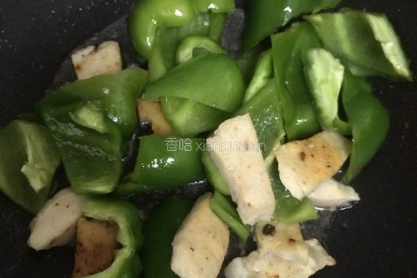 青椒炒肉卷的做法图解5