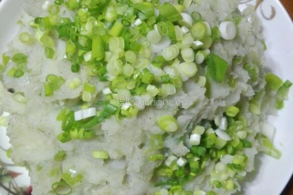 葱香土豆泥的做法图解5