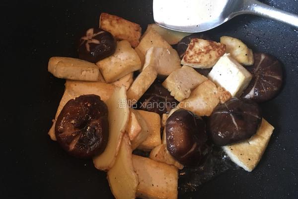 酱牛肉烧豆腐时蔬的做法图解4
