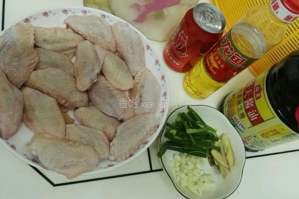 可口的可乐鸡中翅的做法图解1