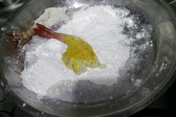 黄金芥末虾的做法图解5