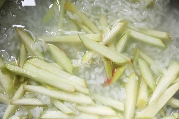 桃丝粥的做法图解4
