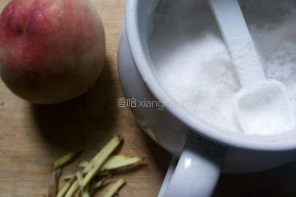 桃丝解暑茶的做法图解1