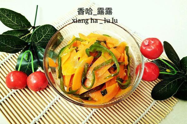 炝胡萝卜片的做法图解10