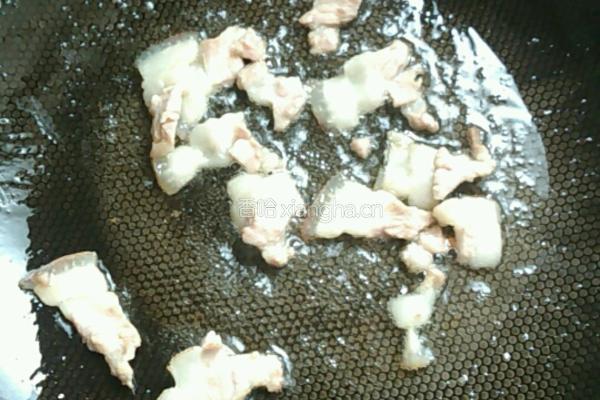 五花肉猪肝炒菠菜的做法图解6