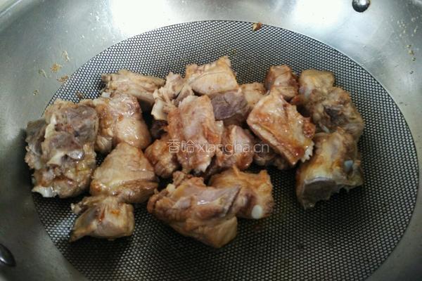毛豆米烧排骨的做法图解5
