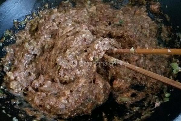 牛肉豆角生煎包的做法图解2
