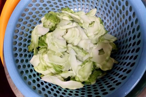清炒南充菜的做法图解1