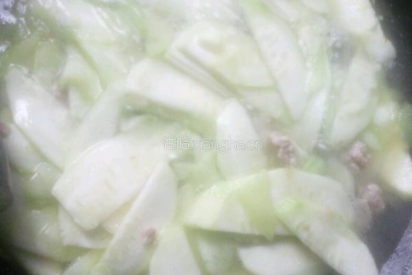 丝瓜肉末汤的做法图解5