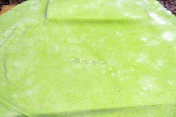 菠菜手擀面的做法图解6