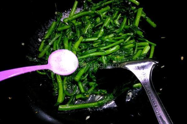 清炒菜心的做法图解6