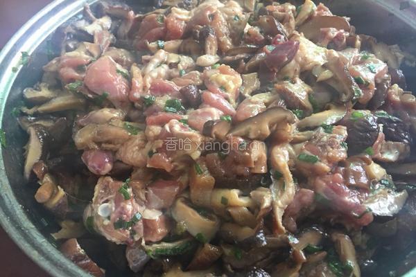 土鸡肉糯米鸡的做法图解4