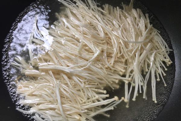 凉拌金针菇猪肚丝的做法图解6