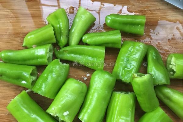 酿辣椒的做法图解2