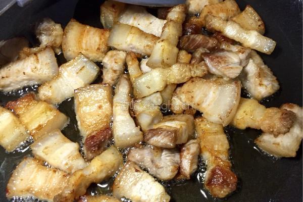 五花肉炖鲜竹笋的做法图解3