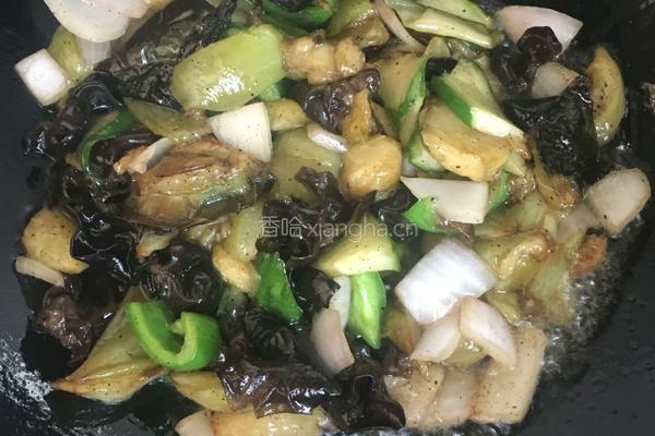 家常烧茄子的做法图解3