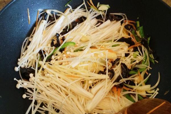 鱼香金针菇的做法图解5