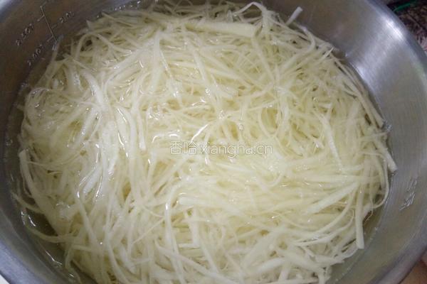 醋溜土豆丝的做法图解4