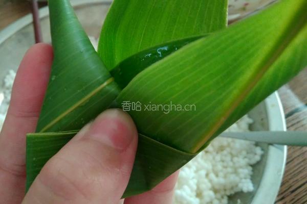 香菇咸蛋黄肉粽的做法图解20