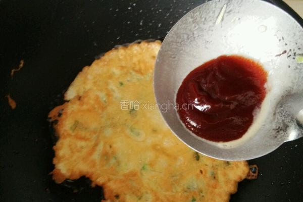 土豆丝茄汁蛋饼的做法图解10
