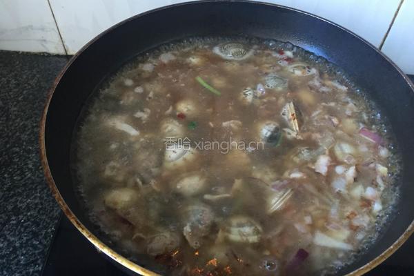 饺子皮做的蛤蜊面的做法图解12