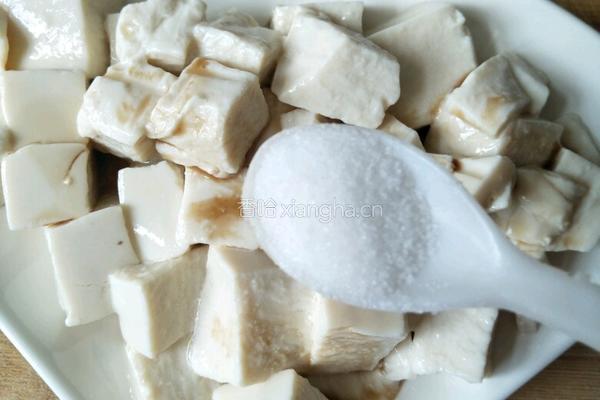 小葱拌豆腐的做法图解4