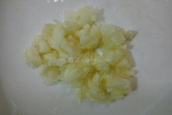 蒜蓉芥菜的做法图解2