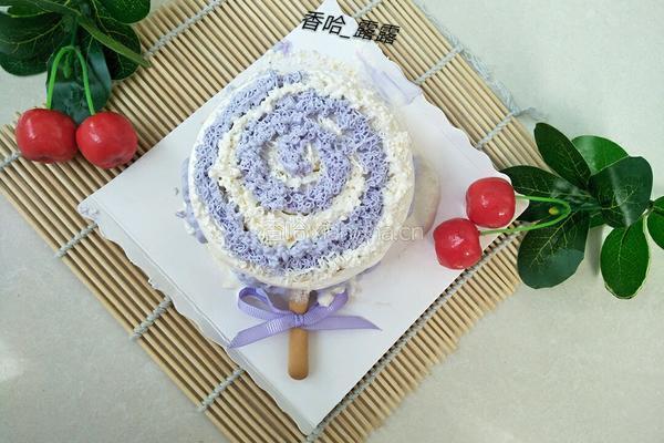 棒棒糖蛋糕裱花的做法图解7