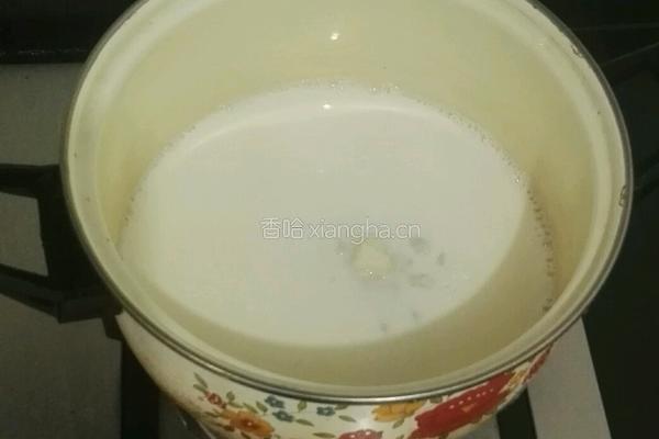 椰蓉奶糕小方的做法图解4