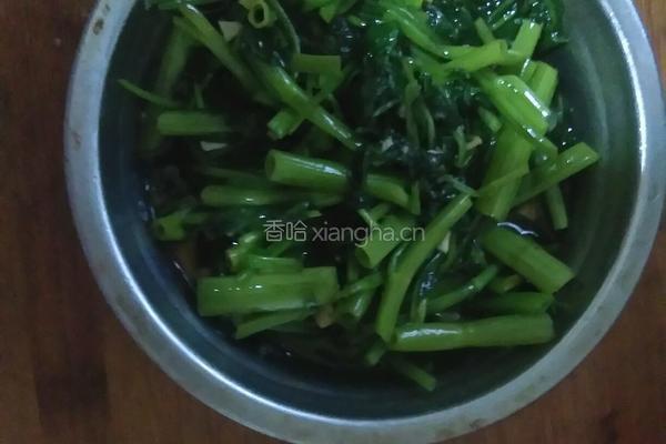 凉拌空心菜的做法图解10