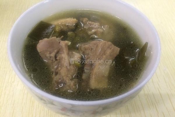 海带绿豆老鸭汤