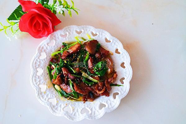 葱爆肉的做法图解6