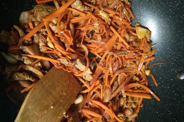 排骨酱炒牛肉的做法图解10